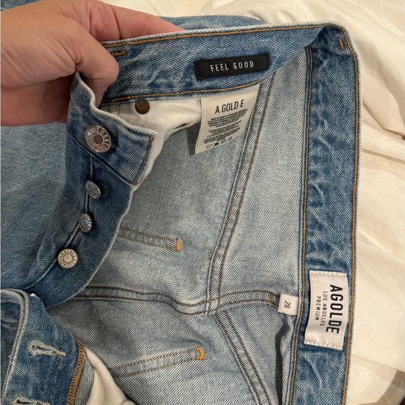 High rise AGOLDE jeans. Organic, recycled cotton. - Picture 3 of 4